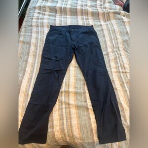 Faherty Boardwalk Chino Navy Men’s 35 Organic Cotton Stretch